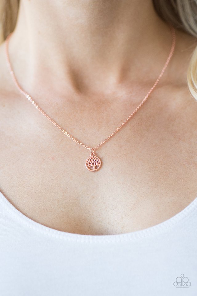 Paparazzi ♥ Plant Your Roots - Copper ♥ Necklace
