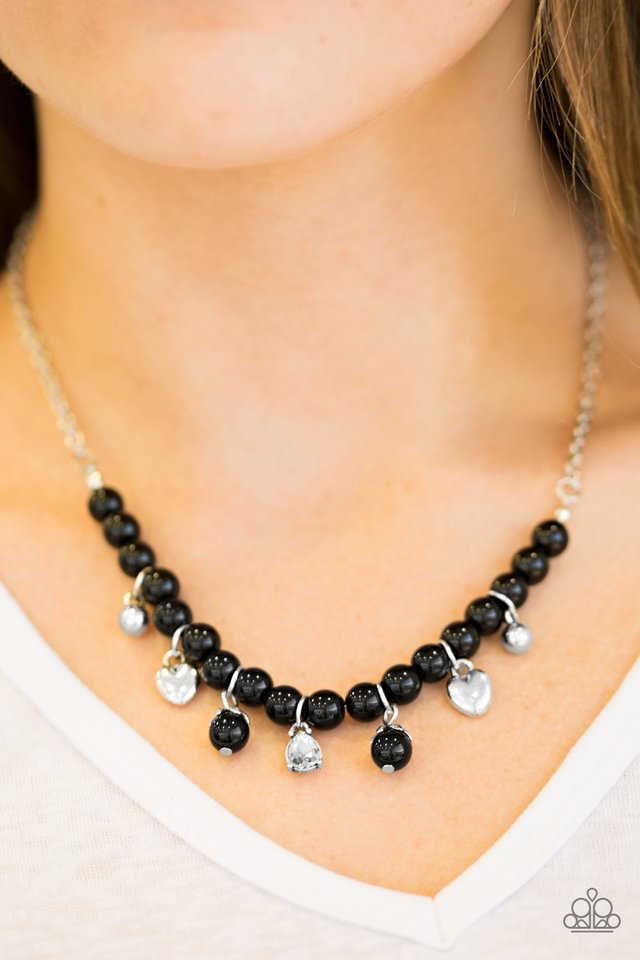 Paparazzi ♥ A HEART-Luck Story - Black ♥ Necklace