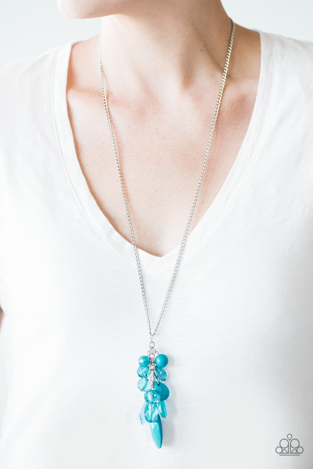 Paparazzi ♥ Keepin It Colorful - Blue ♥  Necklace