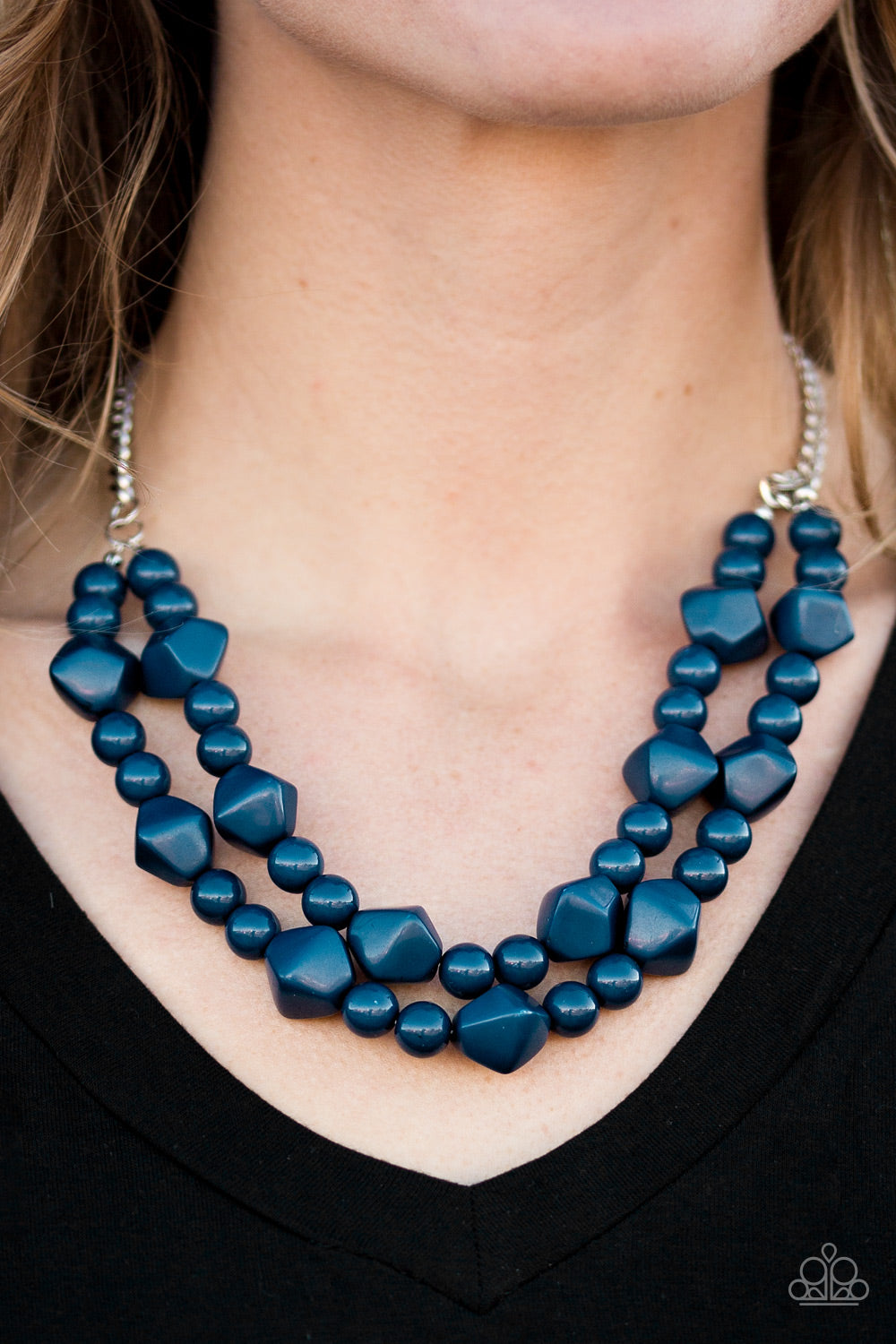 Paparazzi ♥ Galapagos Glam - Blue ♥  Necklace