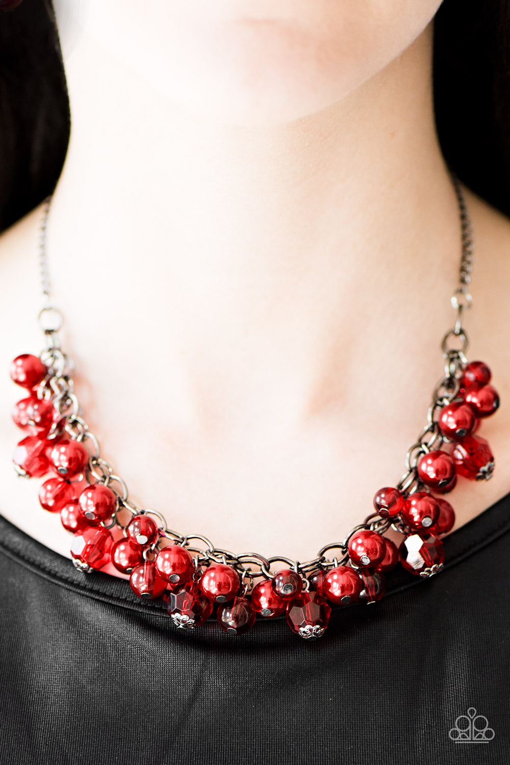 Paparazzi ♥ Time To RUNWAY - Red ♥  Necklace