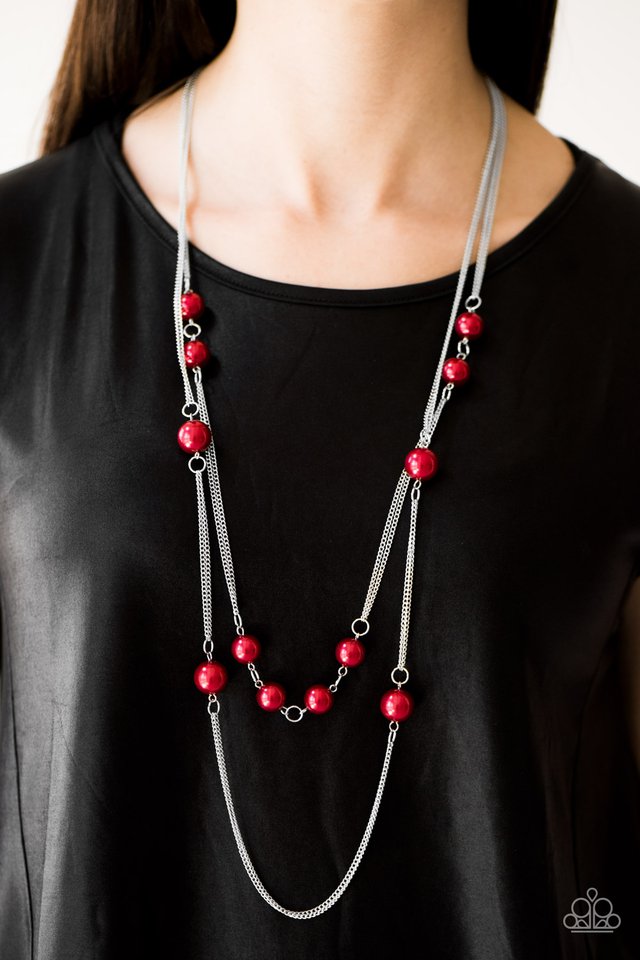 Paparazzi ♥ My Main GLAM - Red ♥ Necklace