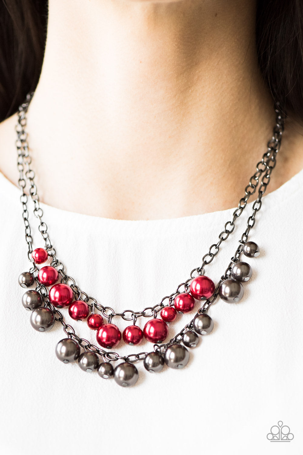 Paparazzi ♥ Marvelous Masquerade - Red ♥  Necklace