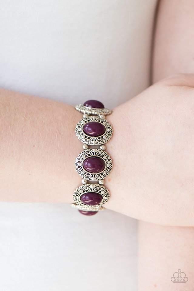 Paparazzi ♥ Ventura Vogue - Purple ♥ Bracelet