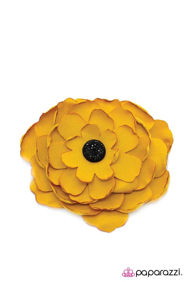 Paparazzi ♥ Stay Golden - Yellow ♥ Hair Clip