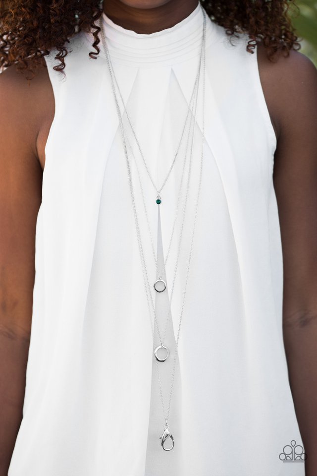 Paparazzi ♥ All About Elegance - Green ♥ Lanyard