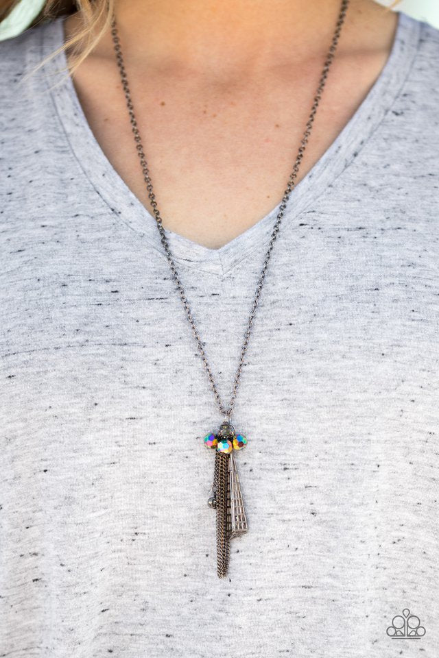 Paparazzi ♥ Passports and Paris - Multi ♥ Necklace