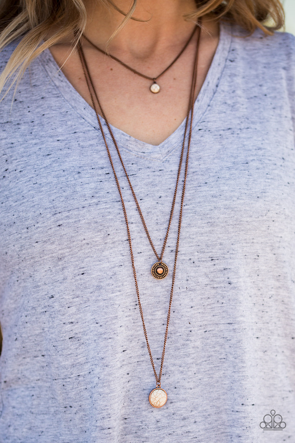 Paparazzi ♥ Mayan Dawn - Copper ♥  Necklace