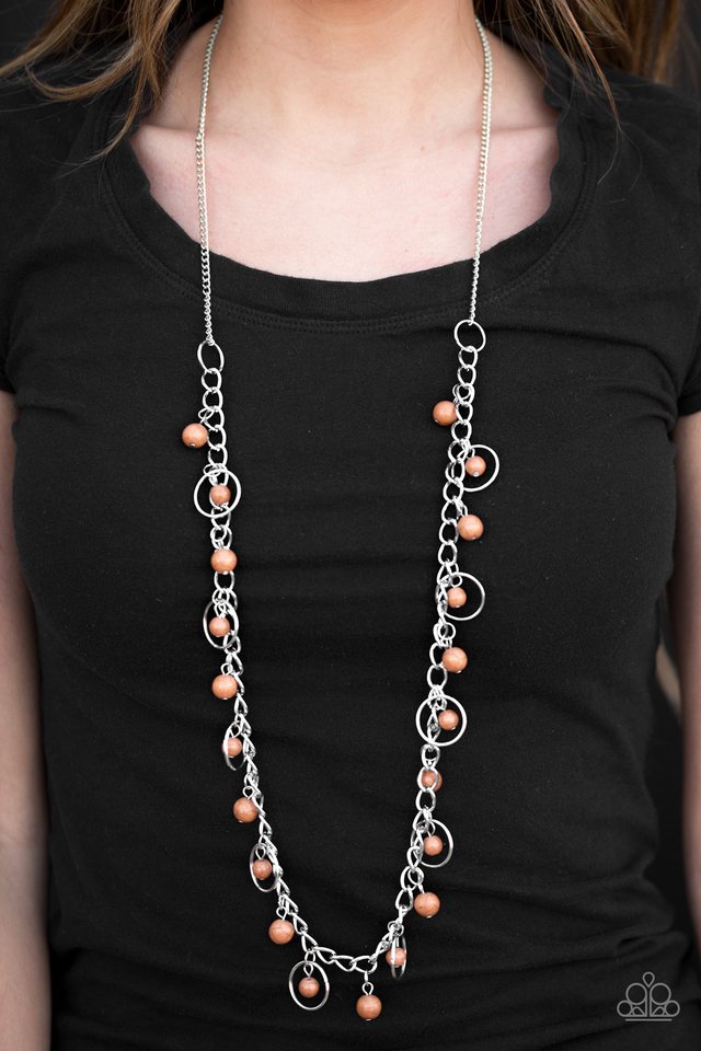 Paparazzi ♥ Wolf Creek - Brown ♥ Necklace