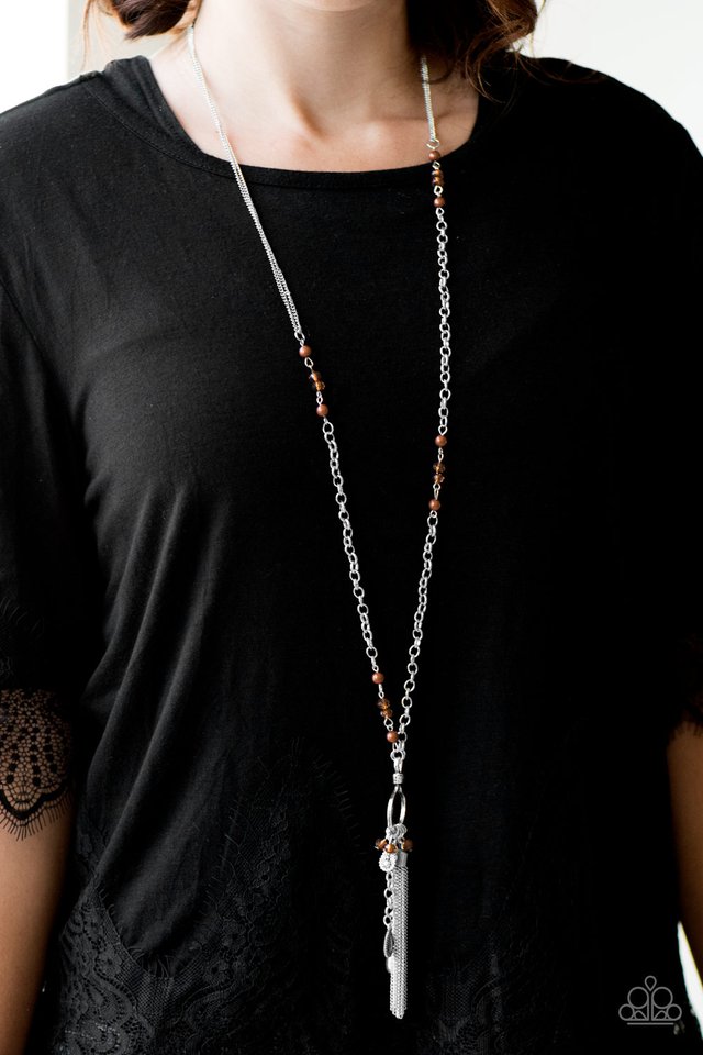 Paparazzi ♥ Whimsically Wayward - Brown ♥ Necklace