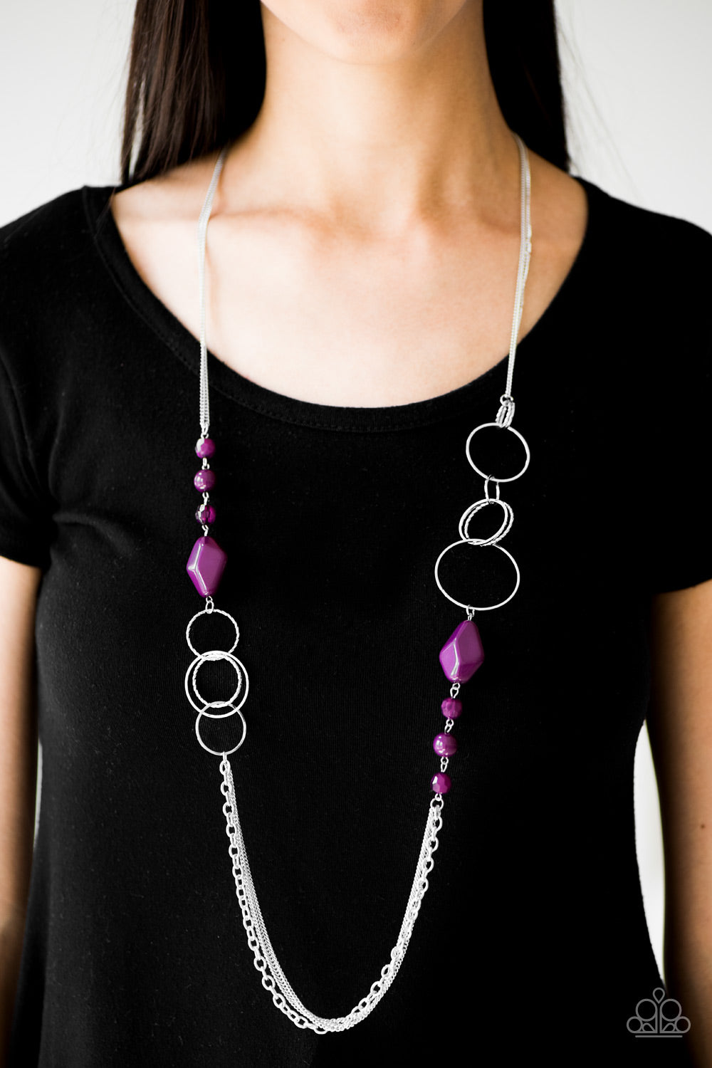 Paparazzi ♥ Wonderfully Colorful - Purple ♥  Necklace