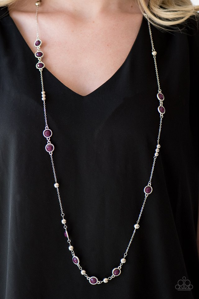 Paparazzi ♥ Make A Scene - Purple ♥ Necklace