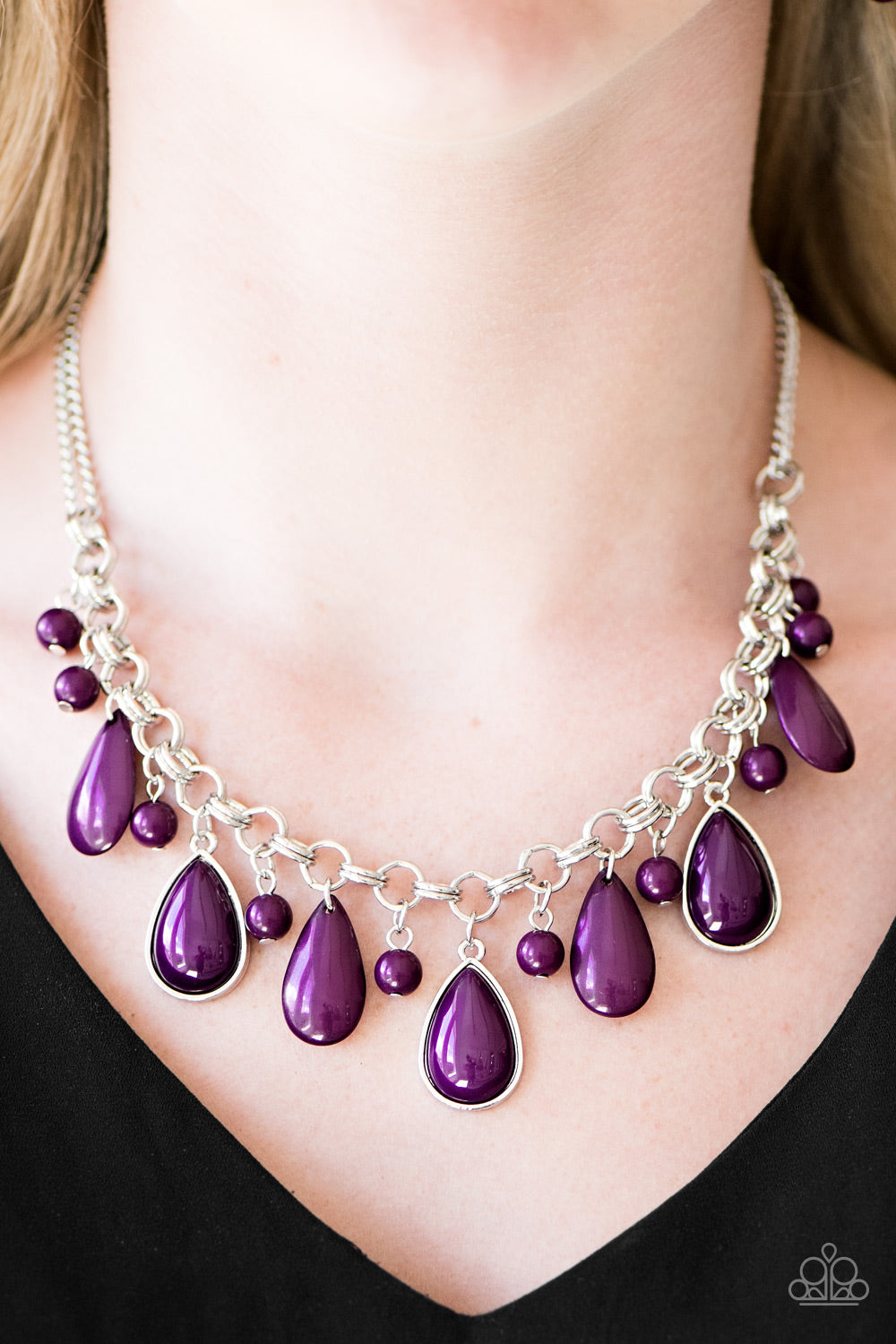 Paparazzi ♥ This Side Of Malibu - Purple ♥  Necklace