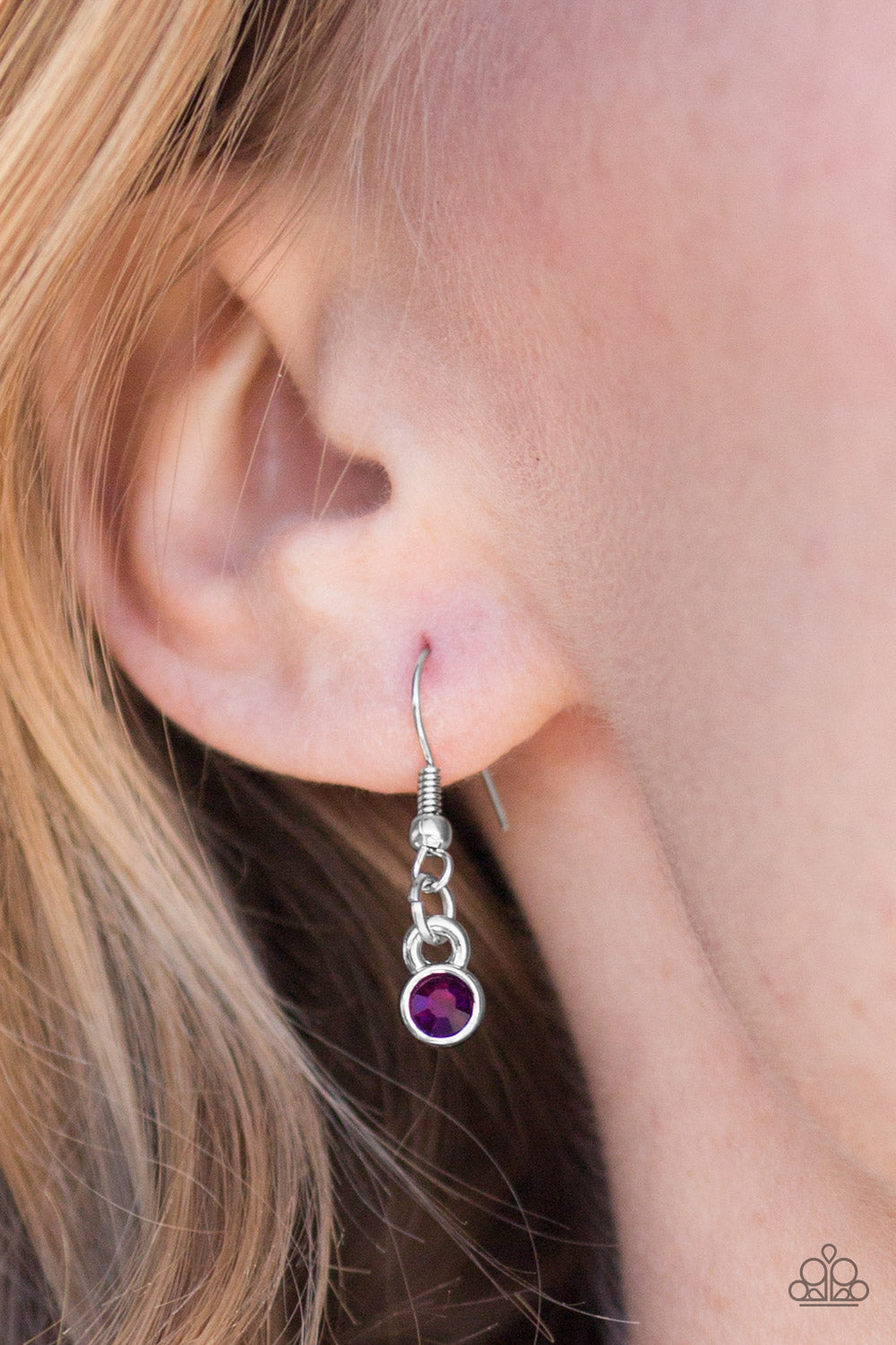 Paparazzi ♥ Under LOCKET and Key - Purple ♥  Necklace