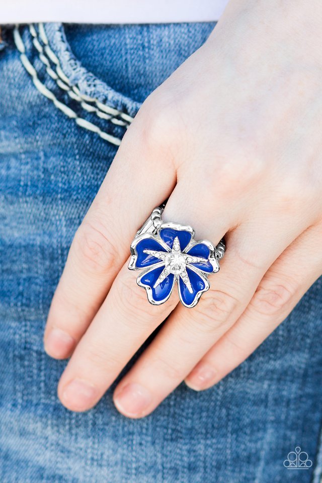 Paparazzi ♥ Sunbeam Lily - Blue ♥ Ring