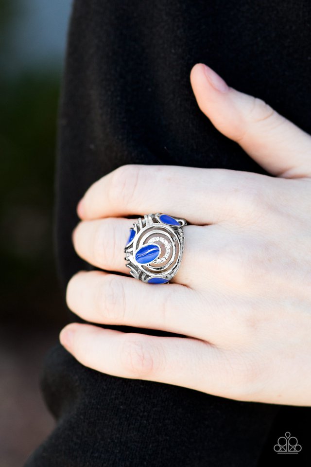 Paparazzi ♥ Super Nova - Blue ♥ Ring