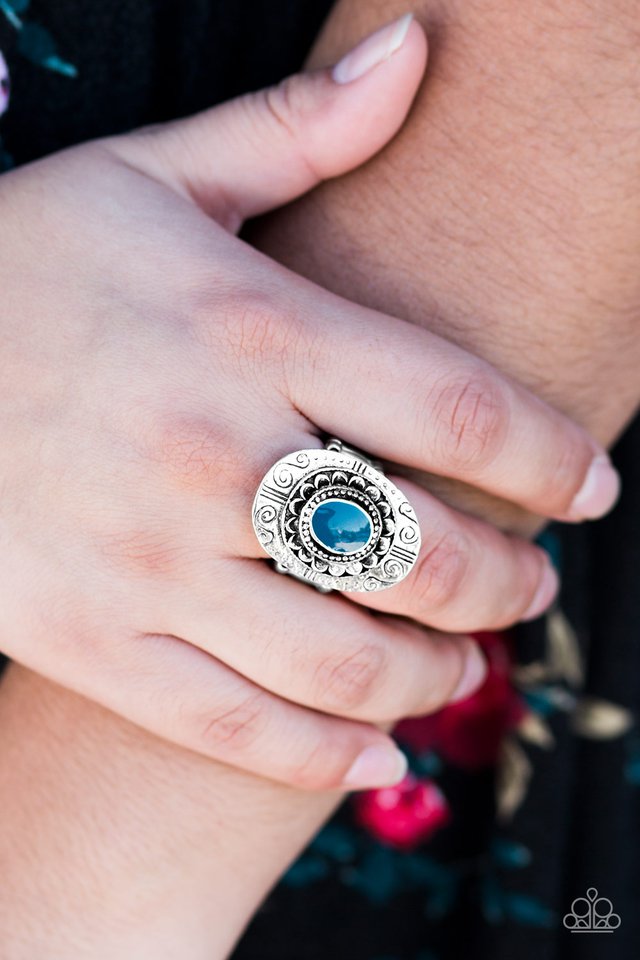 Paparazzi ♥ Step Up To The Plate - Blue ♥ Ring