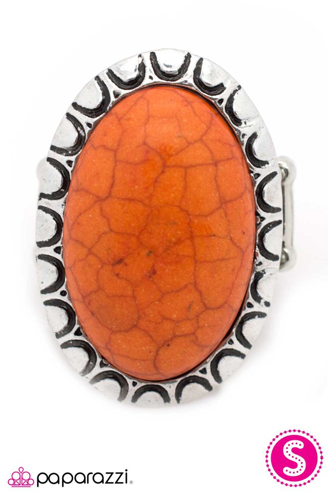 Paparazzi ♥ Santa Fe Sunset - Orange ♥ Ring