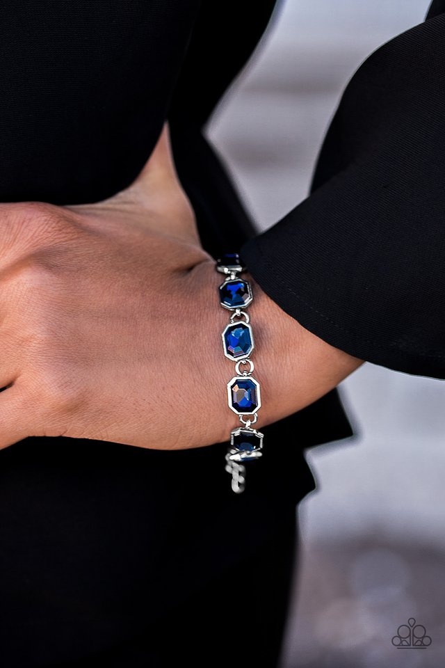 Paparazzi ♥ Deluxe Sparkle - Blue ♥ Bracelet