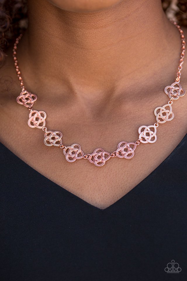 Paparazzi ♥ Cunning Cleopatra - Copper ♥ Necklace