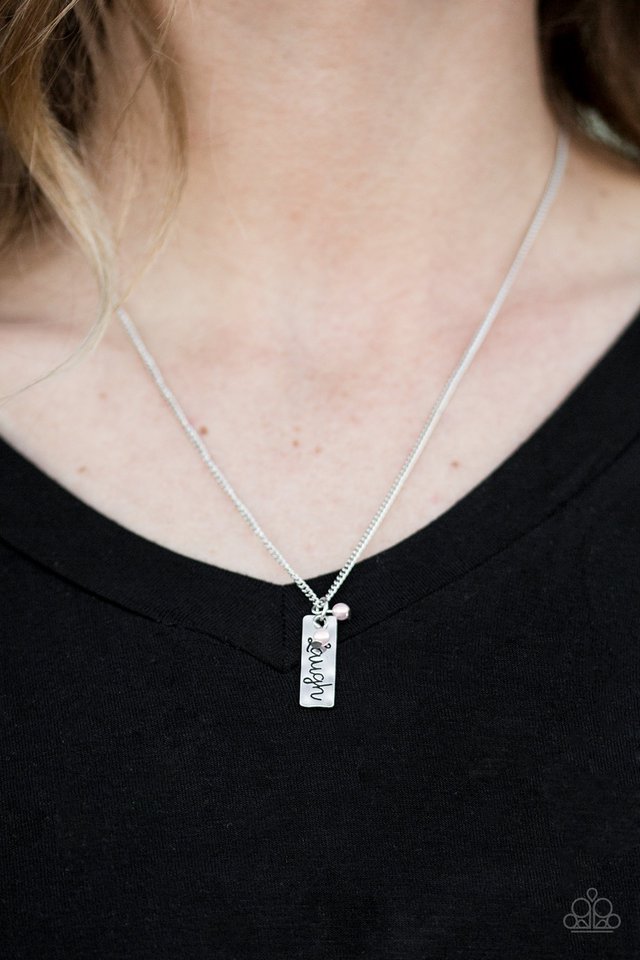 Paparazzi ♥ Laugh Often - Pink ♥ Necklace
