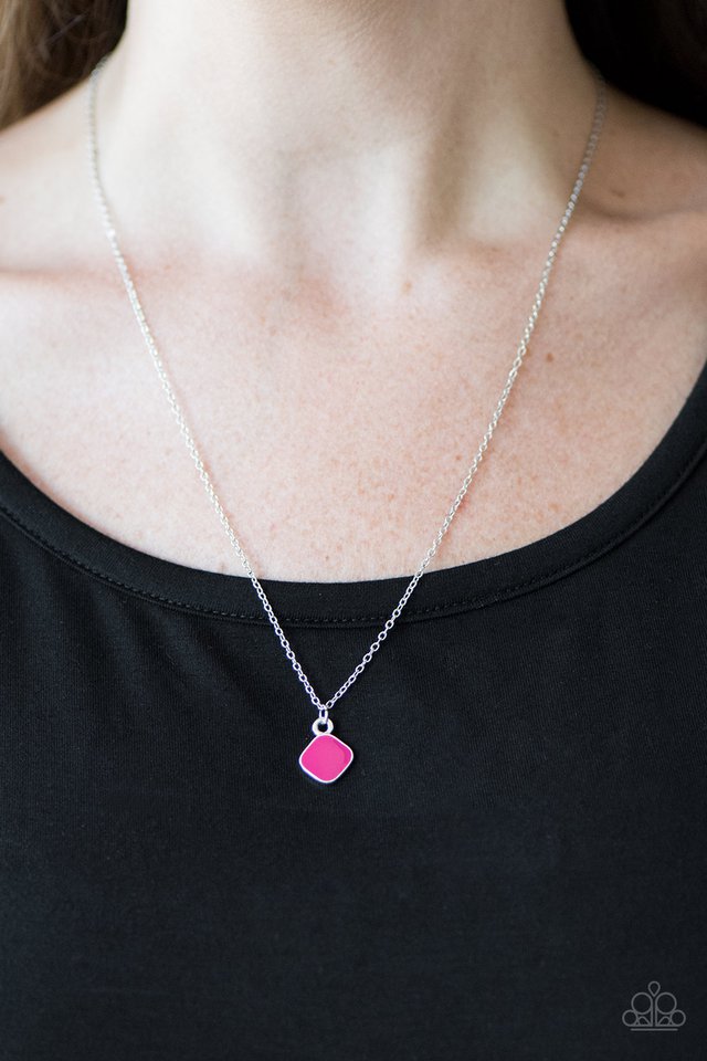 Paparazzi ♥ Paint A Picture - Pink ♥ Necklace