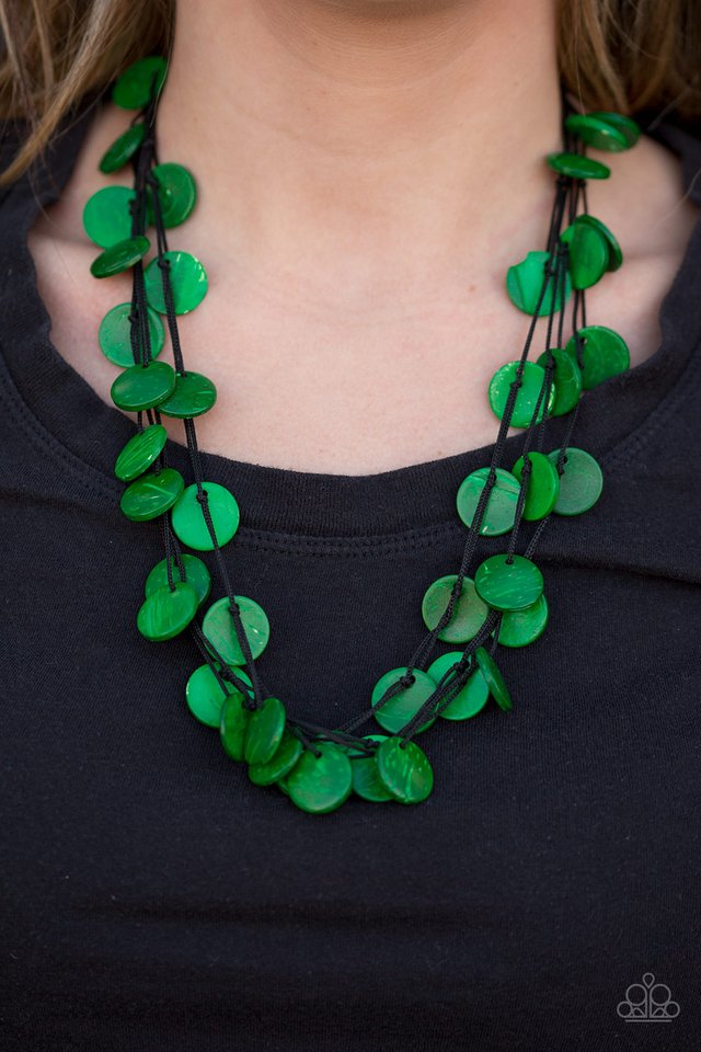 Paparazzi ♥ Caribbean Catch - Green ♥ Necklace