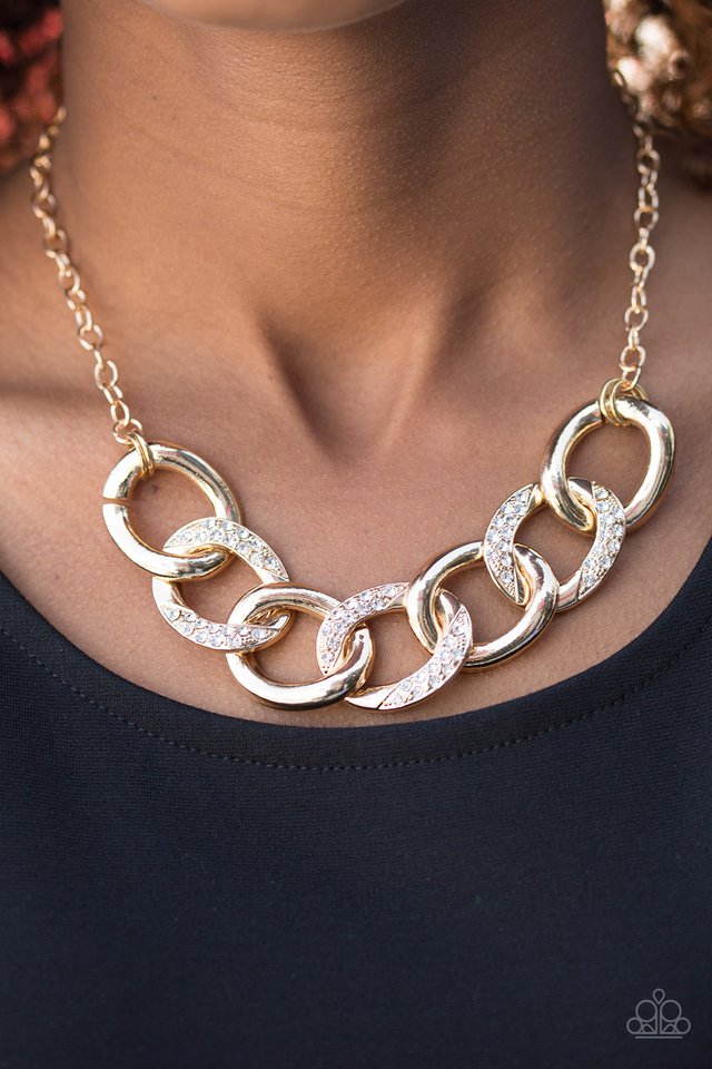 Paparazzi ♥ Here To SLAY - Gold ♥ Necklace