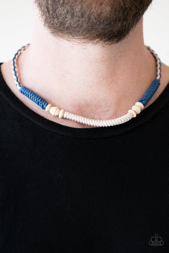 Paparazzi ♥ Surfin Santa Cruz - Blue ♥ Necklace