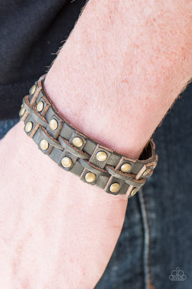 Paparazzi ♥ Row Your Boat - Green ♥ Bracelet