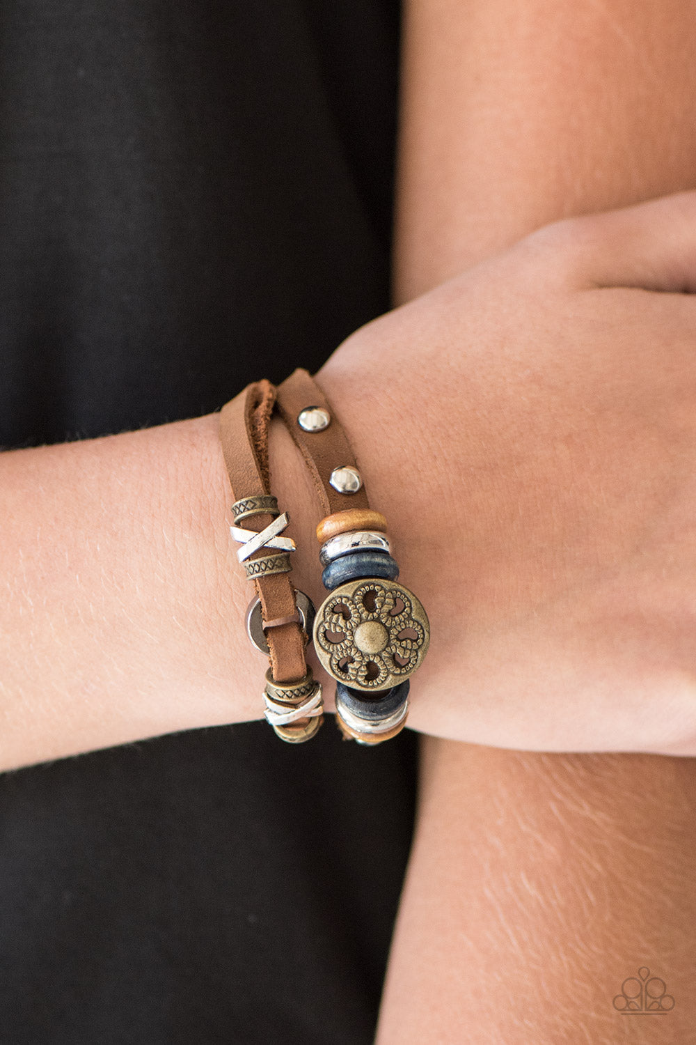 Paparazzi ♥ Happy Hiker - Brown ♥  Bracelet