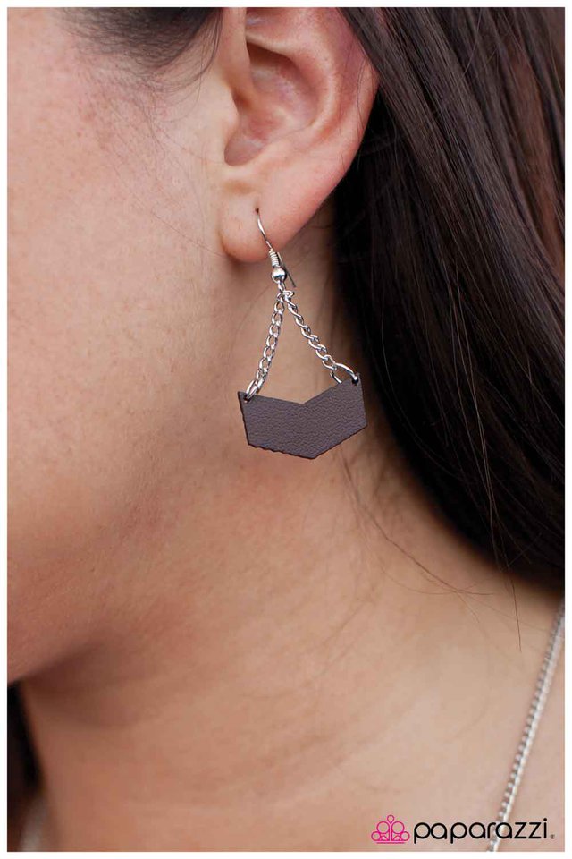 Paparazzi ♥ Third Times A Charm - Brown ♥ Necklace