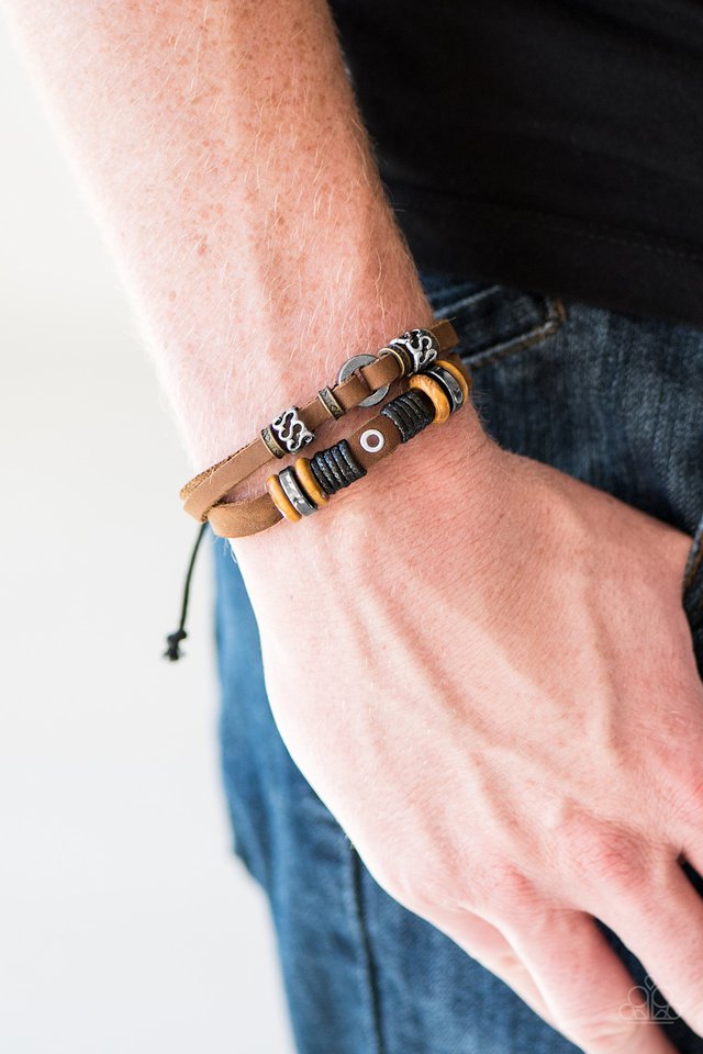 Paparazzi ♥ Jungle Hunt - Brown ♥ Bracelet