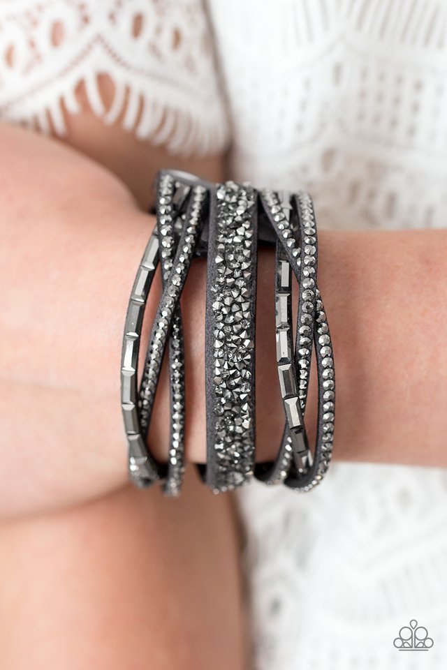 Paparazzi ♥ Glam Vibes - Silver ♥ Bracelet