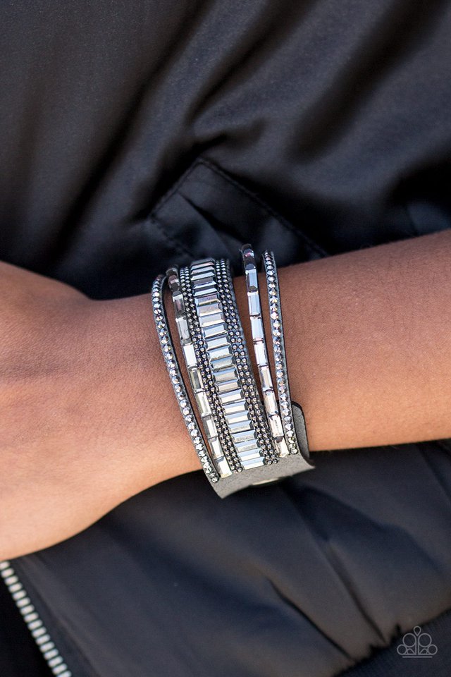 Paparazzi ♥ Spectacular Shimmer - Silver ♥ Bracelet