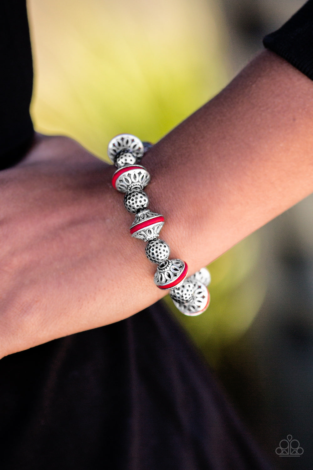 Paparazzi ♥ Eastern Enchantment - Red ♥  Bracelet