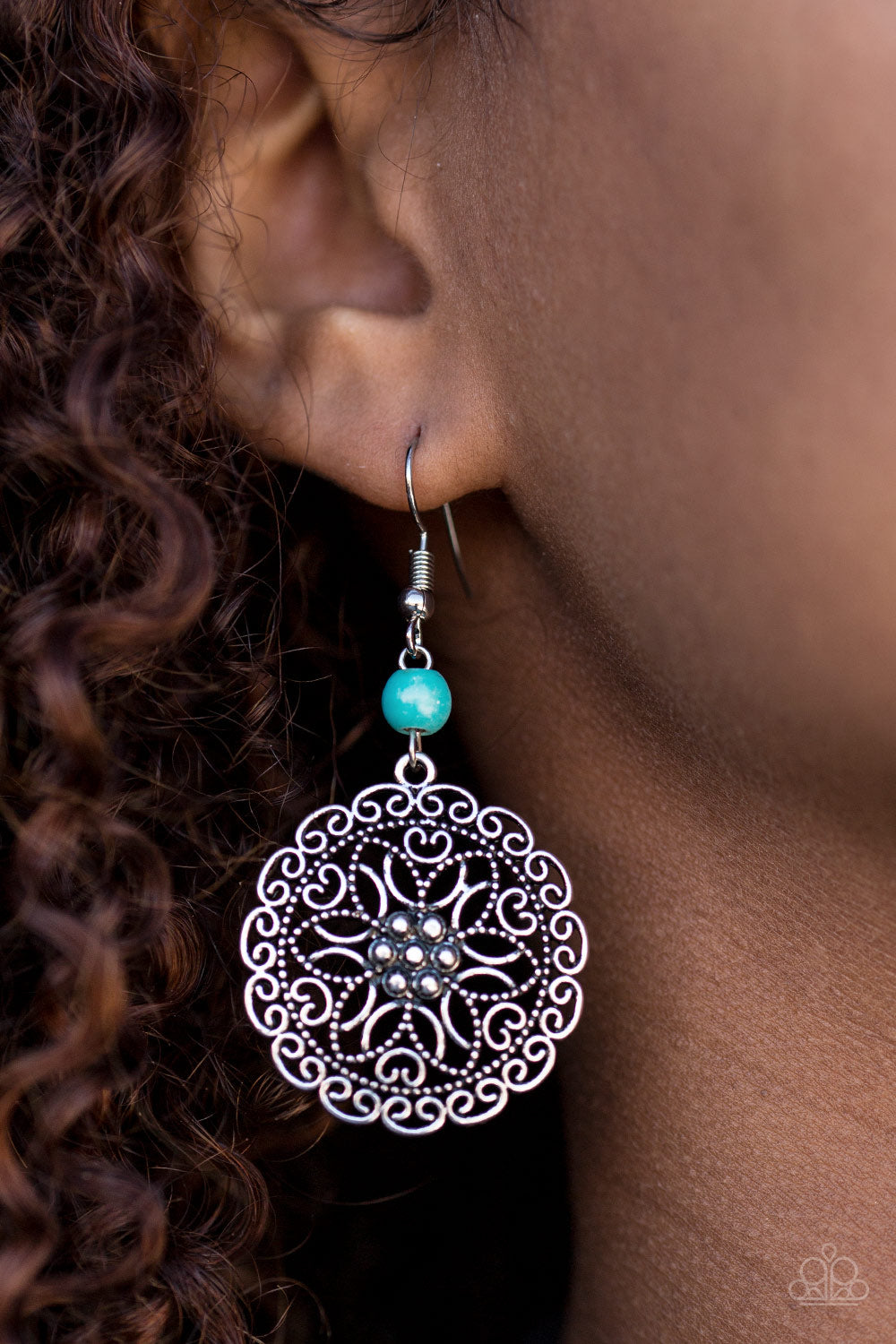 Paparazzi ♥ Wildflower Way - Blue ♥  Earrings
