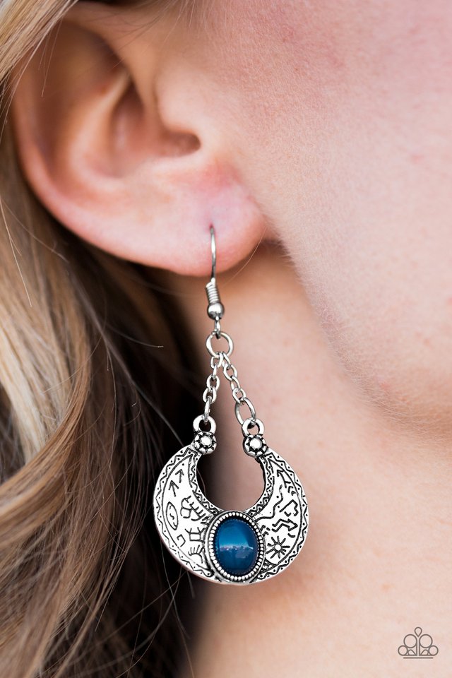 Paparazzi ♥ Anasazi Sands - Blue ♥ Earrings