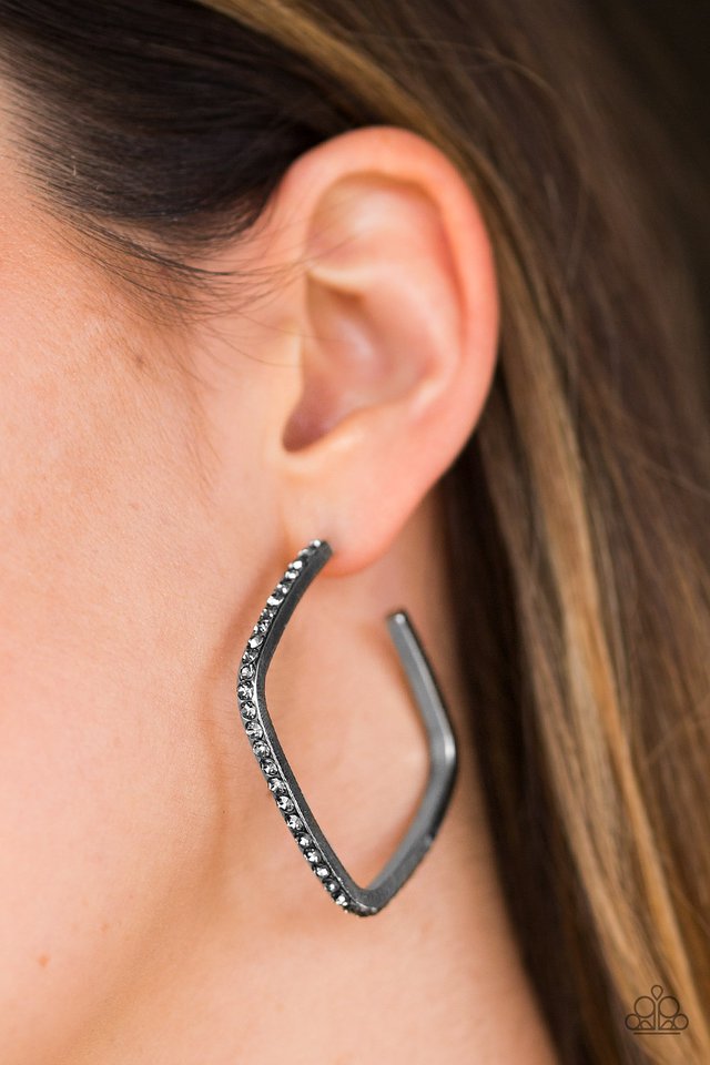 Paparazzi ♥ Send In The HOOPS - Silver ♥ Earrings