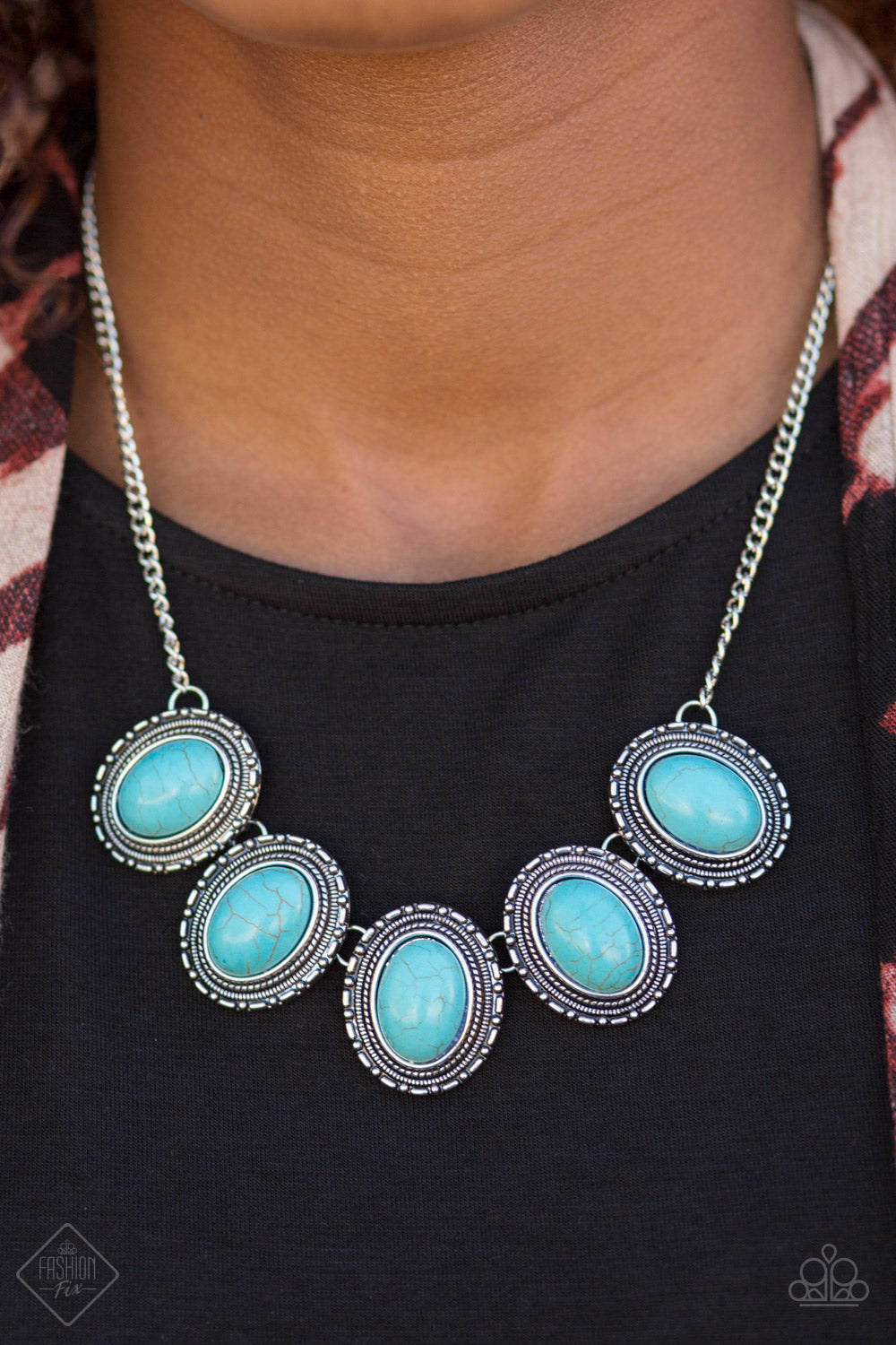 Paparazzi ♥ Bet The Ranch - Blue ♥  Necklace