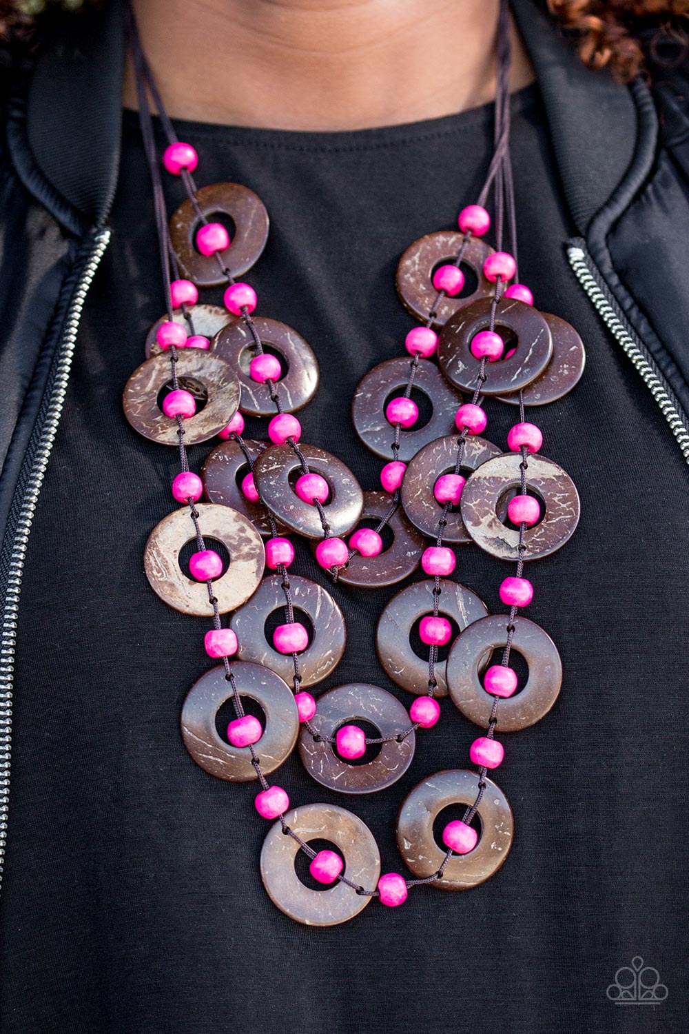 Paparazzi ♥ Bora Bora Beauty - Pink ♥  Necklace
