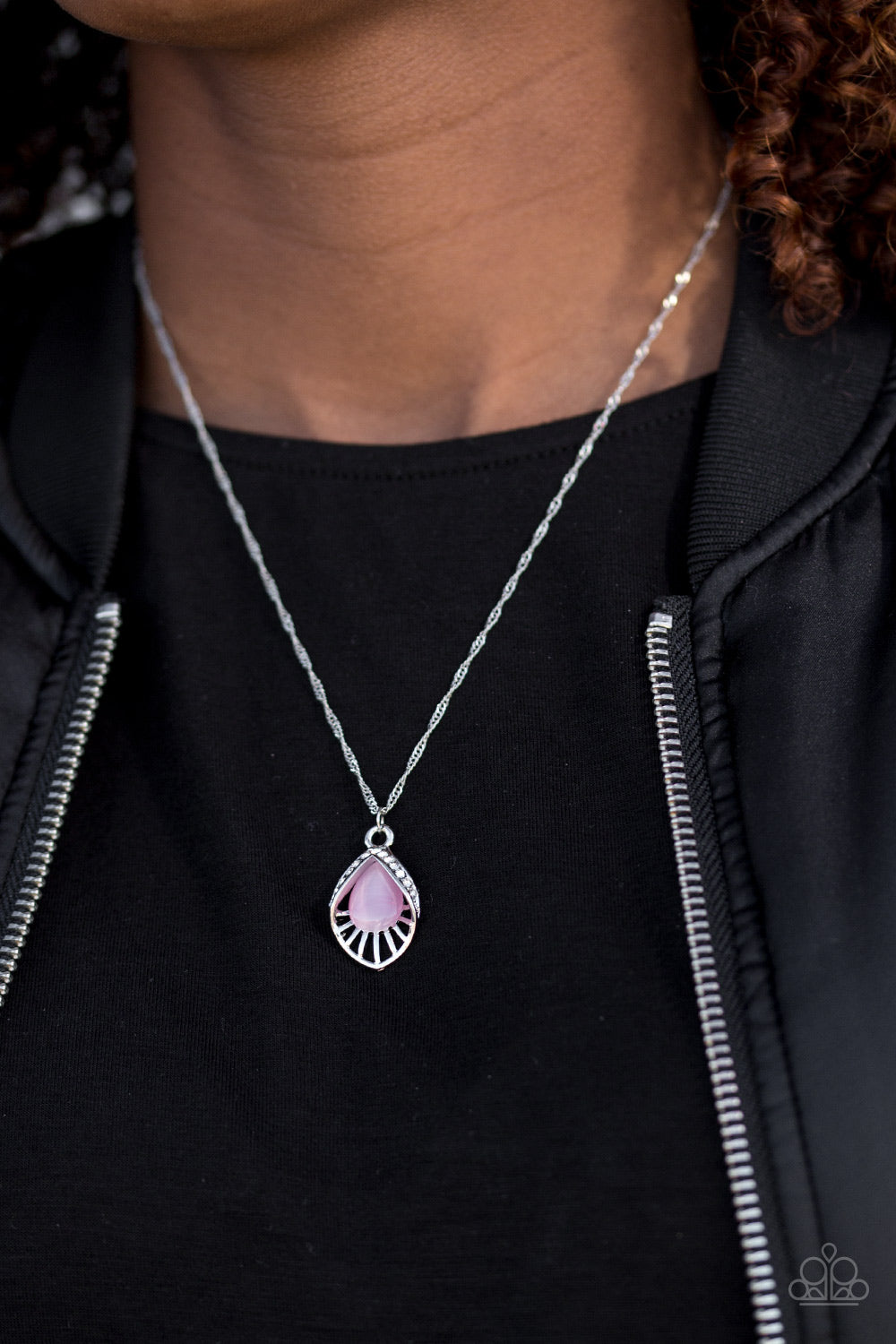 Paparazzi ♥ Cherished Treasure - Pink ♥  Necklace