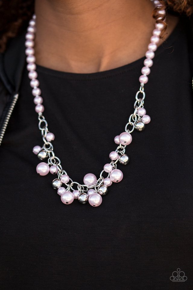 Paparazzi ♥ Classically Celebrity - Pink ♥ Necklace