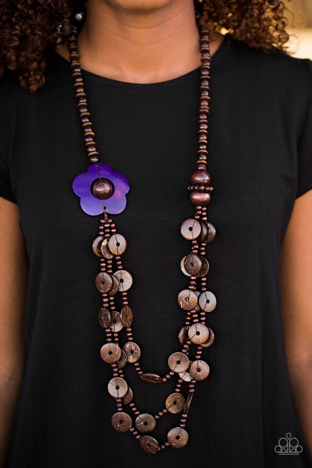 Paparazzi ♥ Honolulu Hula - Purple ♥  Necklace