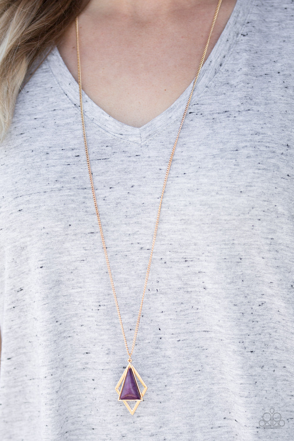 Paparazzi ♥ Fiercely Inde-PENDANT - Purple ♥  Necklace