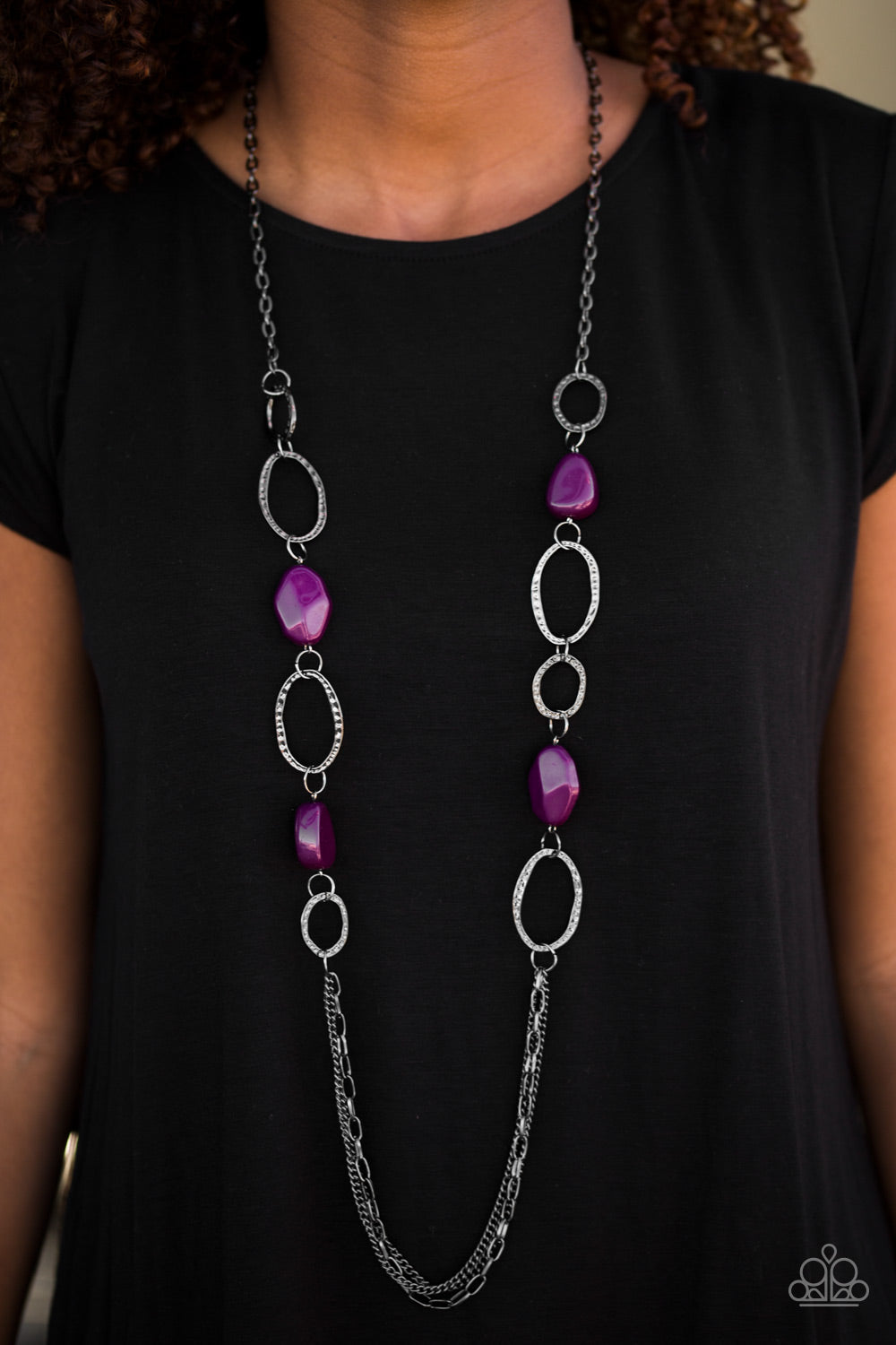 Paparazzi ♥ Industry Shine - Purple ♥  Necklace