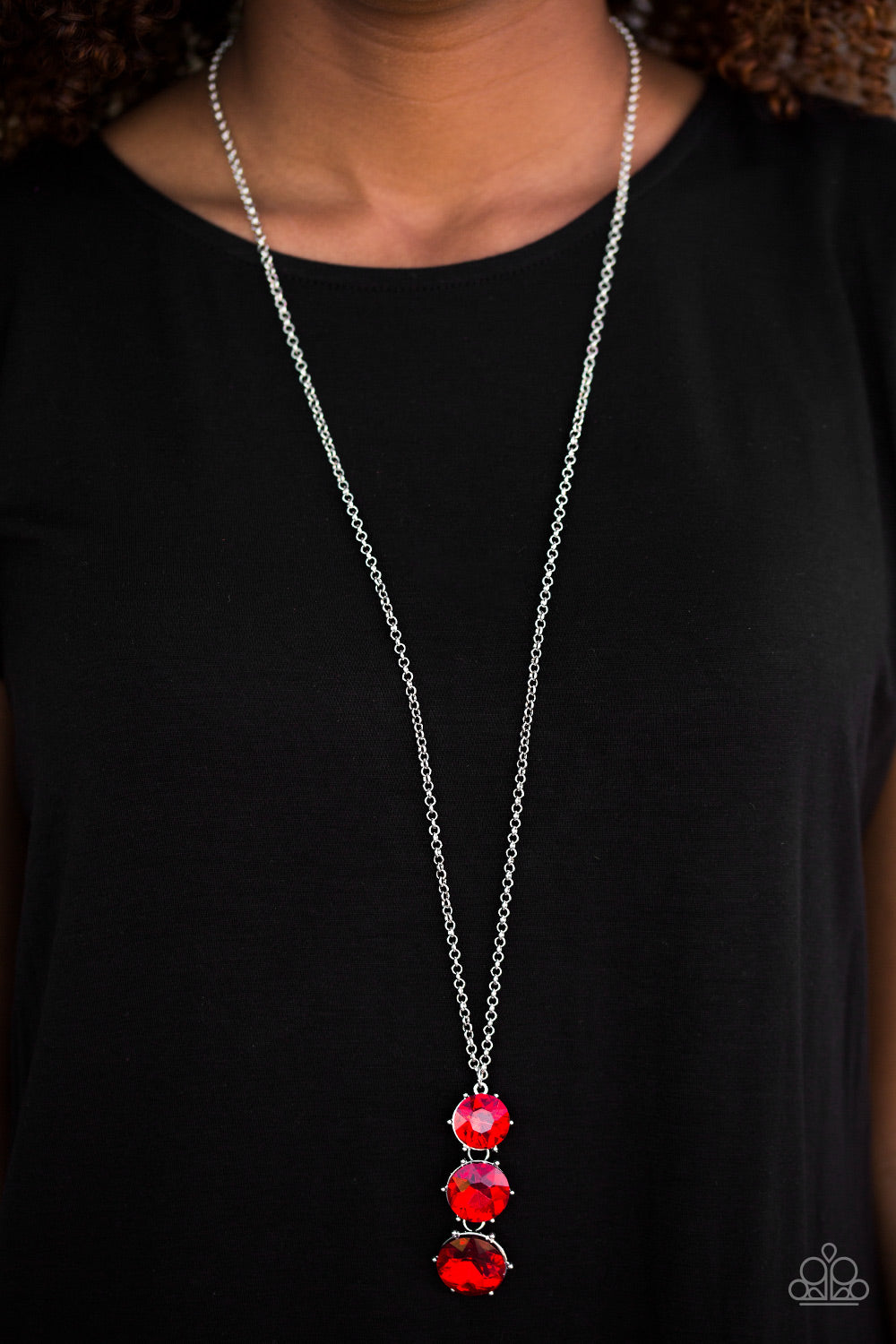 Paparazzi ♥ I Solemnly Swear To Sparkle - Red ♥  Necklace