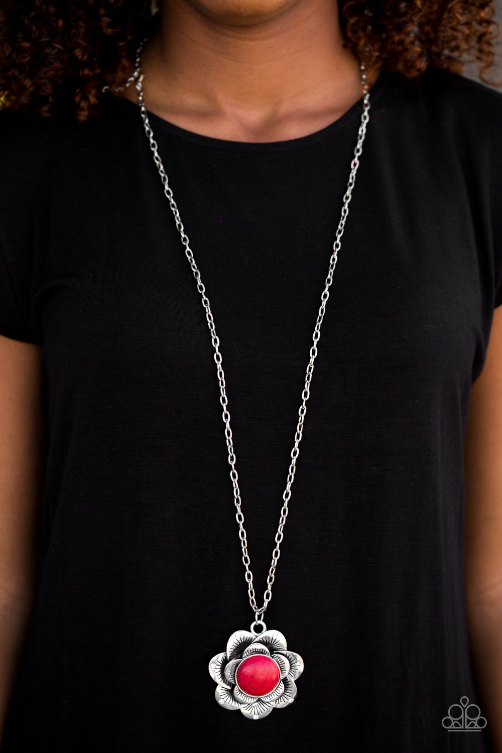 Paparazzi ♥ Country Retro - Red ♥  Necklace