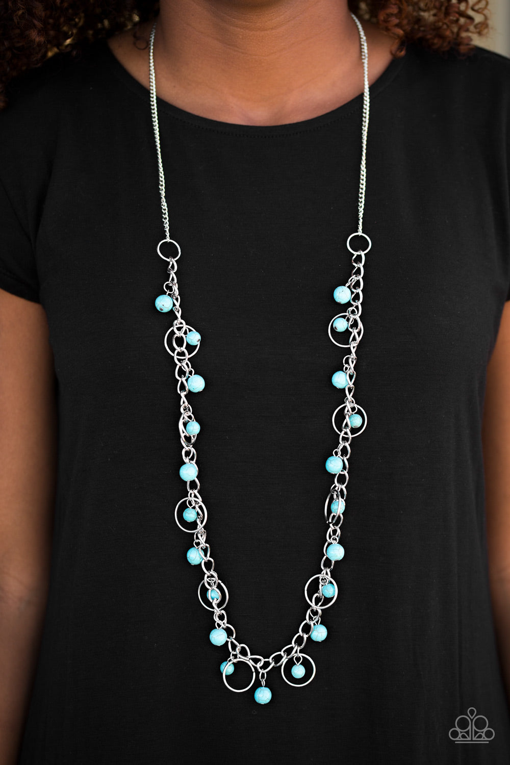 Paparazzi ♥ Wolf Creek - Blue ♥  Necklace