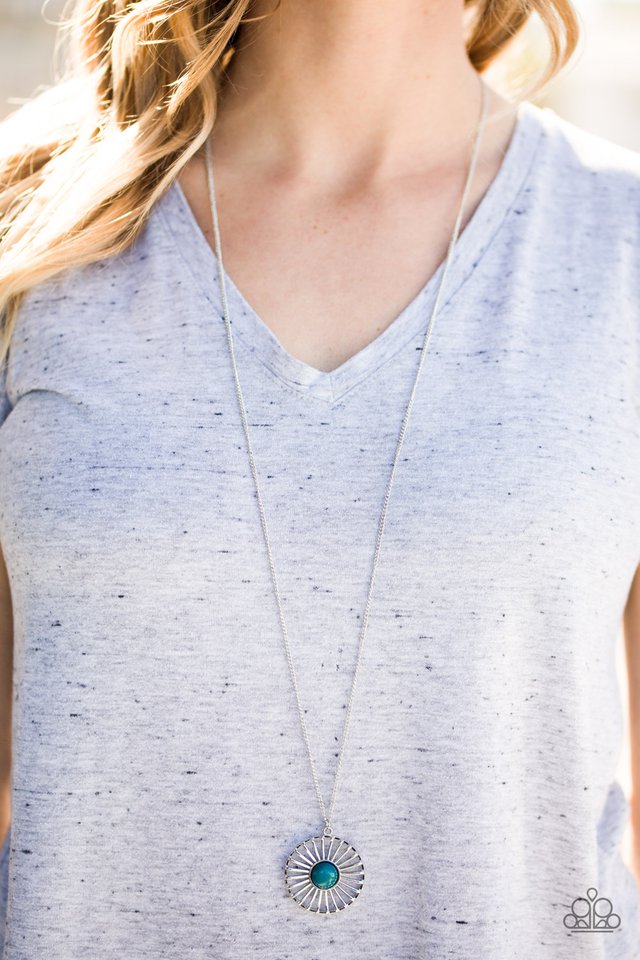 Paparazzi ♥ She WHEEL Be Loved - Blue ♥ Necklace